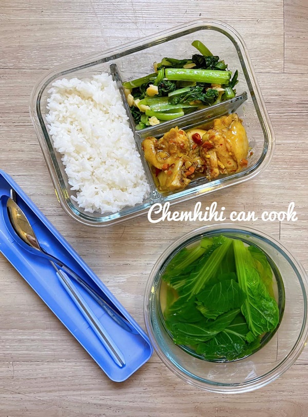 Vợ đảm 9x vào bếp nấu cơm hộp mỗi ngày, mở ra ông xã chỉ muốn ăn ngay lập tức-8