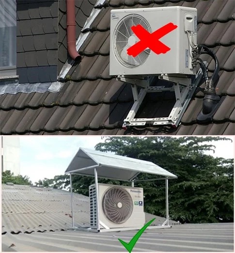 Lắp cục nóng điều hòa càng thoáng càng tốt: Chuyên gia lắc đầu, lắp kiểu này mới đúng tăng tuổi thọ, ít tốn điện-1