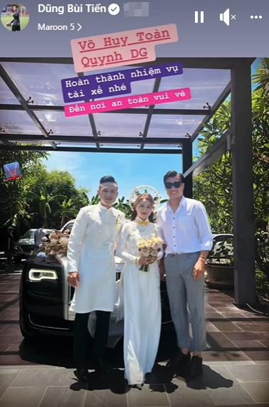 Bùi Tiến Dũng lái Roll Royce trong đám cưới bạn thân-5