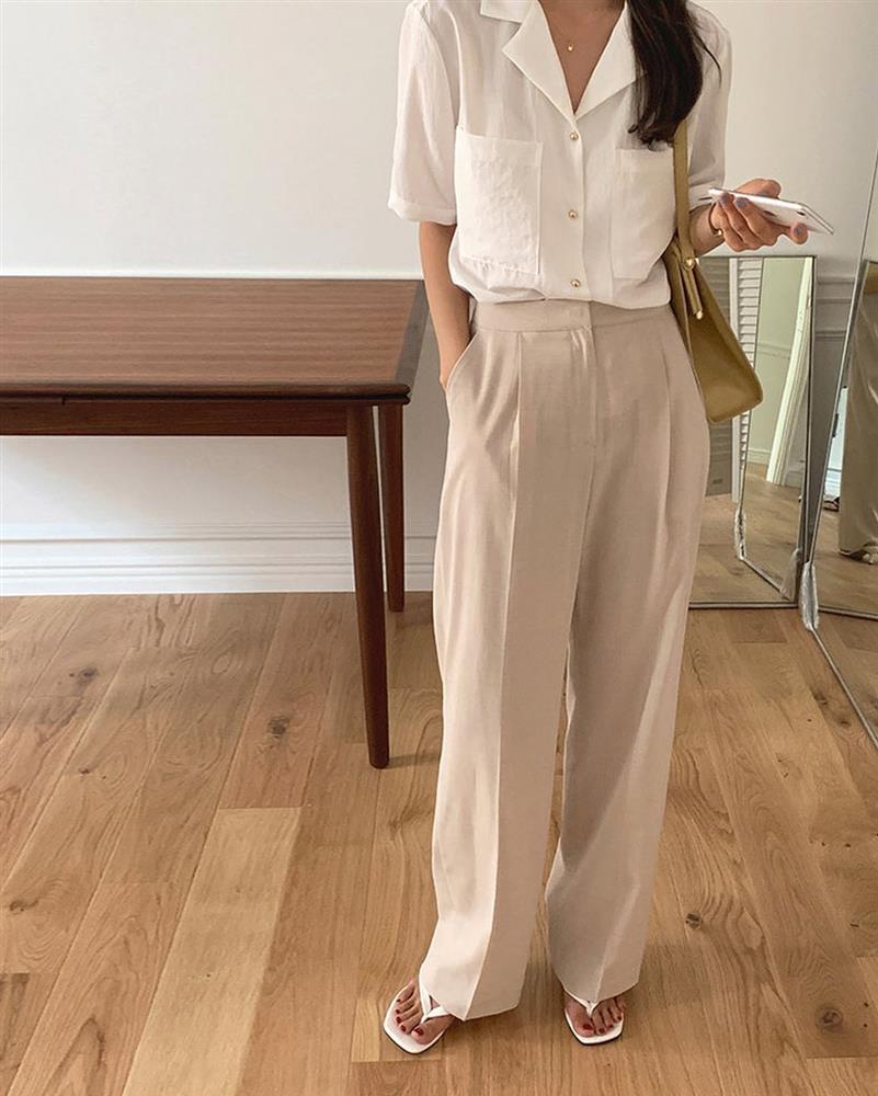 Mặc gì đi làm ngày nóng đỉnh điểm? Nàng công sở hãy áp dụng 5 công thức nhẹ mát này-14