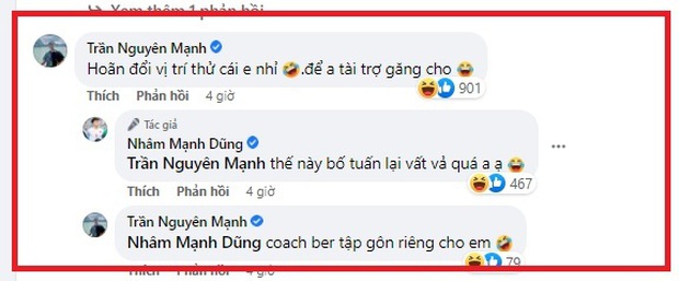 Nhâm Mạnh Dũng dọa nạt thủ môn Trần Nguyên Mạnh: Cẩn thận mất vị trí nhé!-3