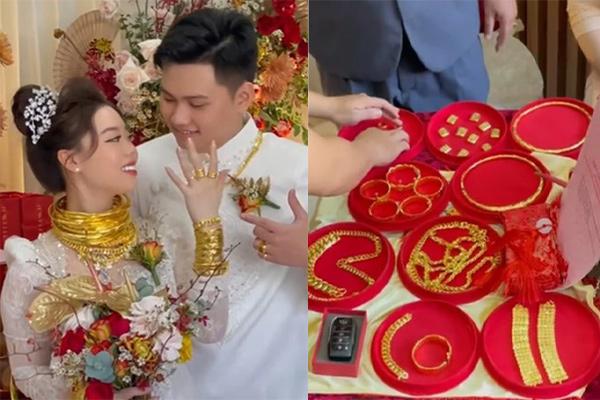 Danh tính cô dâu Long An vàng phủ kín người gây sốt khắp MXH-7