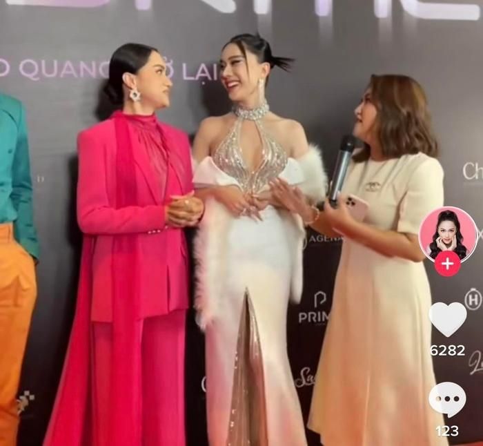 Rộ clip Hương Giang ôm chầm Lâm Khánh Chi khi chạm mặt tại thảm đỏ sau lùm xùm cạch mặt-4