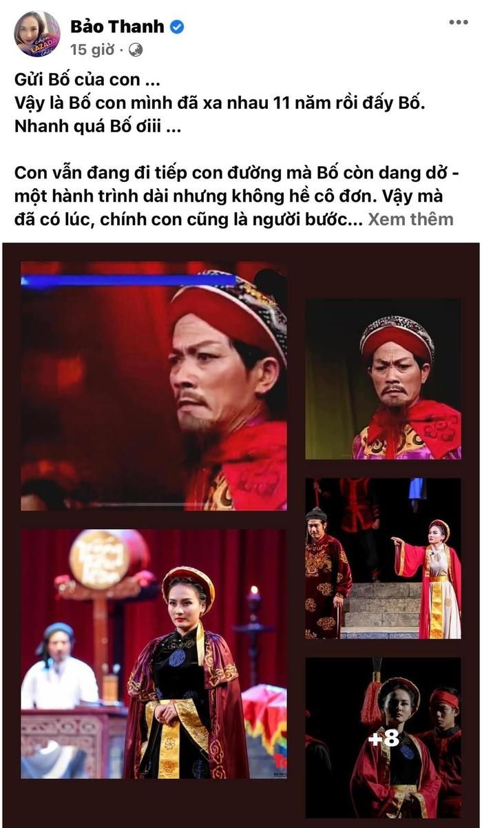 Bảo Thanh viết tâm thư gửi người cha quá cố, kể về tuổi trẻ gian nan-1