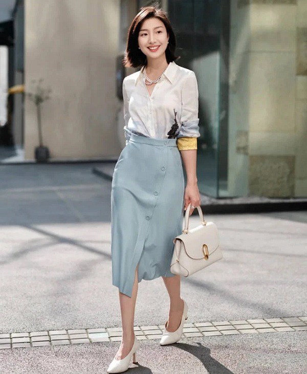 Cách diện đồ che eo to, tôn dáng cho nàng công sở-5