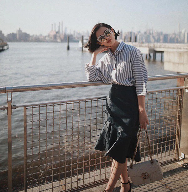 Cách diện đồ che eo to, tôn dáng cho nàng công sở-6