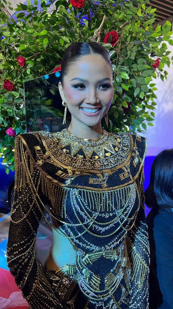 Thảm đỏ Chung kết Hoa hậu Hoàn vũ Việt Nam 2022: HHen Niê kín đáo vẫn đẹp tựa nữ thần, Lâm Khánh Chi phô bày vòng một nhức mắt-15
