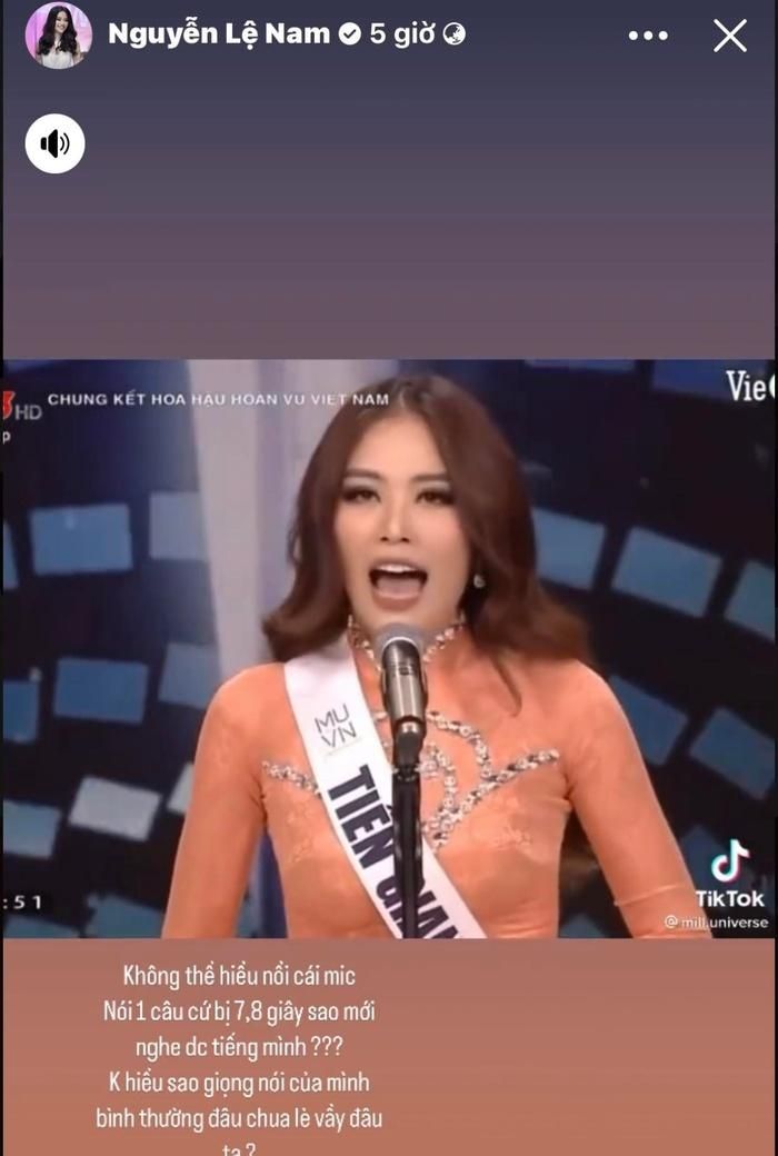 Lệ Nam lên tiếng khi bị mỉa mai giọng chua lè trong đêm chung kết Hoa hậu Hoàn vũ-1