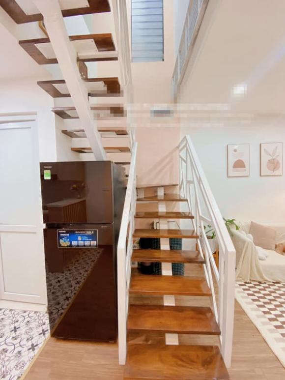 Vợ chồng mới cưới cải tạo căn gác xép nhỏ để làm tổ ấm, không gian sau khi hoàn thiện xinh sang khỏi bàn-12