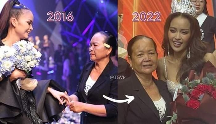 Hoa hậu Ngọc Châu nói gì về việc mẹ diện một bộ đồ trong hai lần con gái đăng quang?-1