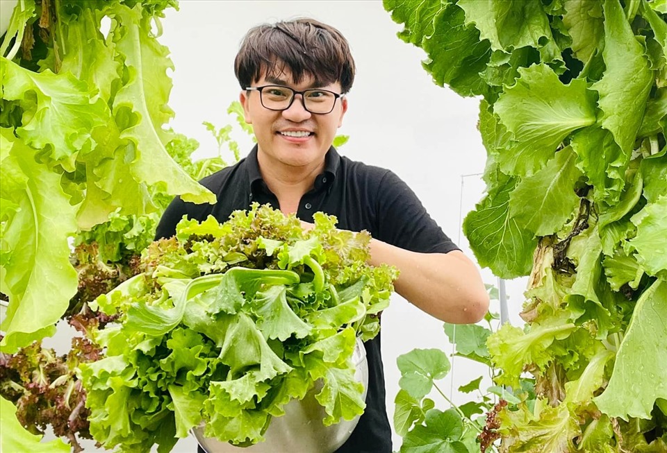 MC Đại Nghĩa hé lộ vườn rau sạch đủ các loại bên trong biệt thự triệu đô-1