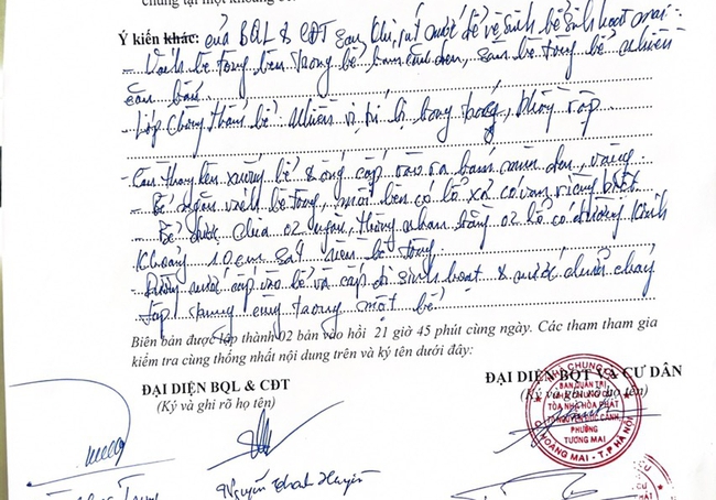 Hà Nội: Dân chung cư kêu cứu vì nước sinh hoạt bị vẩn đục suốt nhiều năm-6