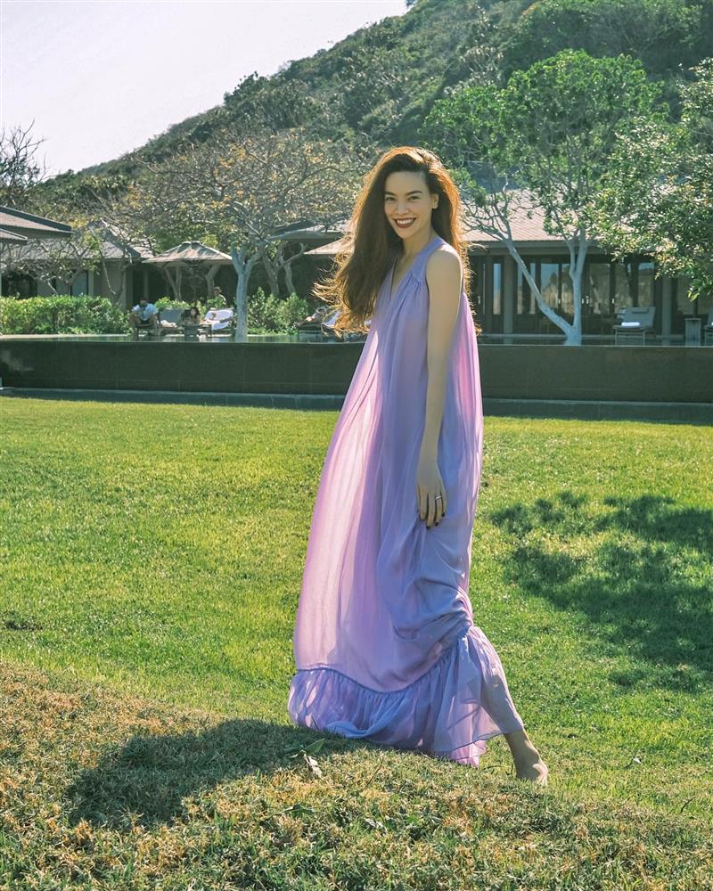 12 cách mặc váy maxi đi biển đẹp mãn nhãn của sao Việt-9