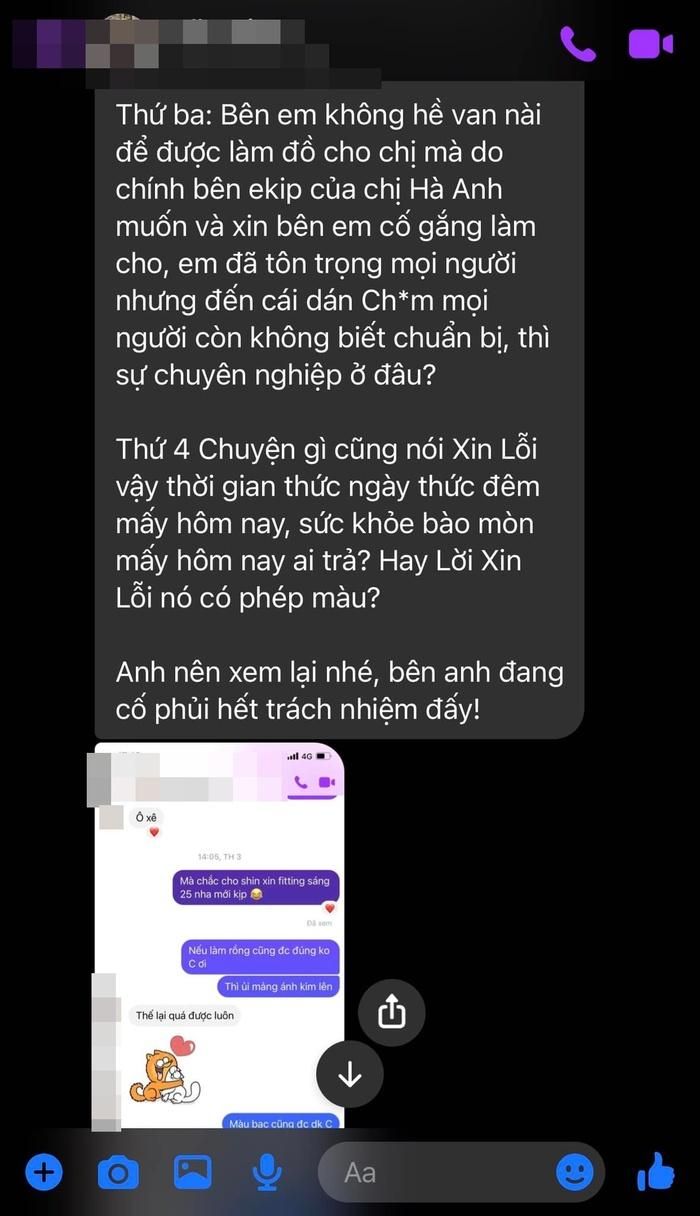 Phía Hà Anh lên tiếng về ồn ào bị tố thiếu chuyên nghiệp-4