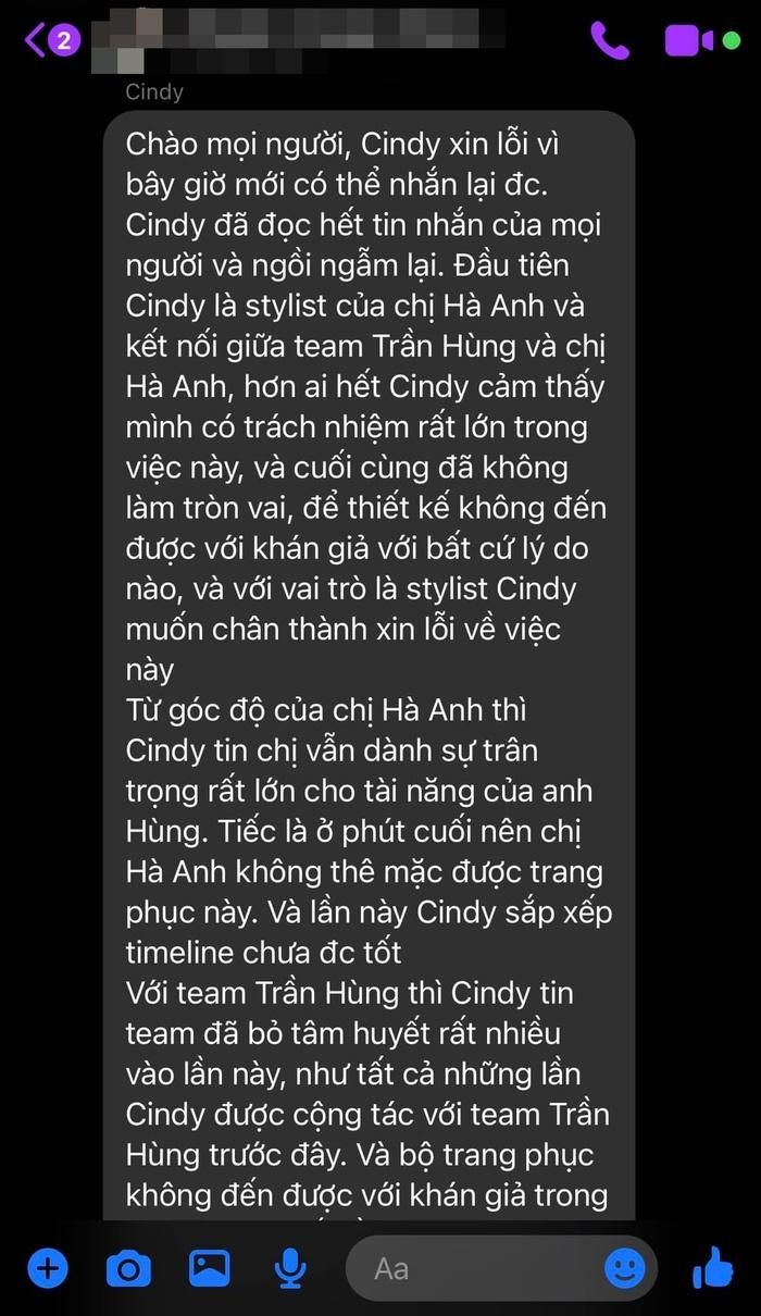 Phía Hà Anh lên tiếng về ồn ào bị tố thiếu chuyên nghiệp-8