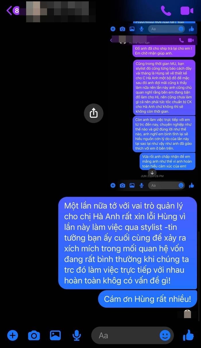 Phía Hà Anh lên tiếng về ồn ào bị tố thiếu chuyên nghiệp-7