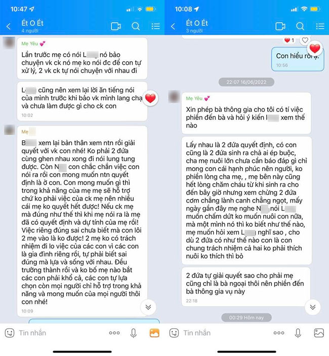 Vụ ngoại tình tréo ngoe MXH: Con 2 tuổi, chồng ngoại tình 2 năm 8 tháng và màn đối đáp nghẹn lòng của 2 bà thông gia-3