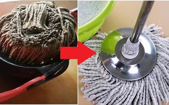 Cây lau nhà chuyển màu đen, bốc mùi khó chịu, dùng 5 nguyên liệu này là sạch bong như mới-1