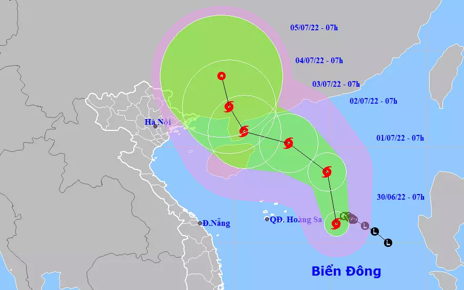 Bão số 1 giật cấp 8 hình thành trên Biển Đông, miền Bắc mưa to-1