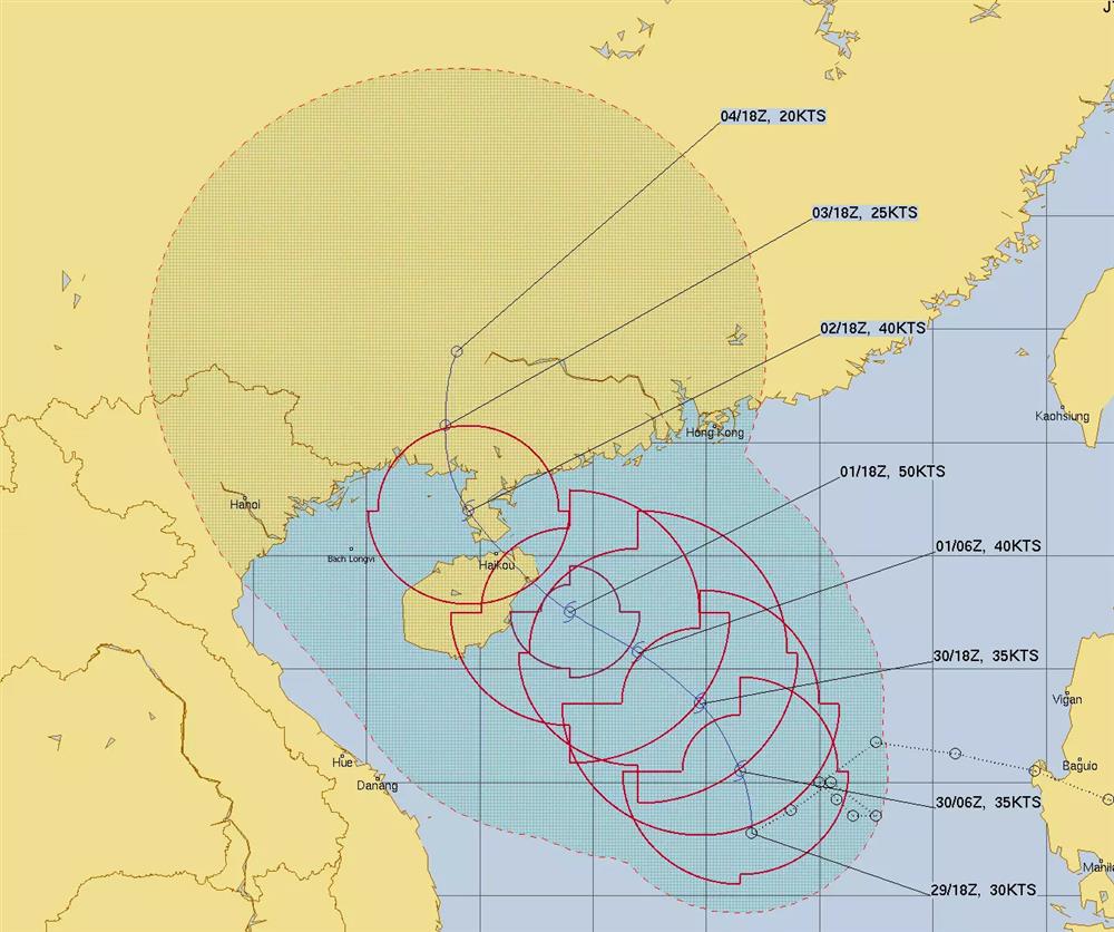 Bão số 1 giật cấp 8 hình thành trên Biển Đông, miền Bắc mưa to-2