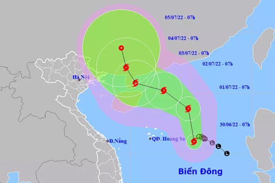 Bão số 1 giật cấp 8 hình thành trên Biển Đông, miền Bắc mưa to