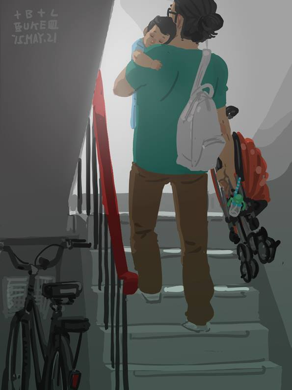 Những khoảnh khắc yêu thương của cha và con được diễn tả chân thực qua bộ tranh đầy cảm động: Cha thầm lặng, ít nói nhưng luôn yêu con theo cách của riêng mình-18