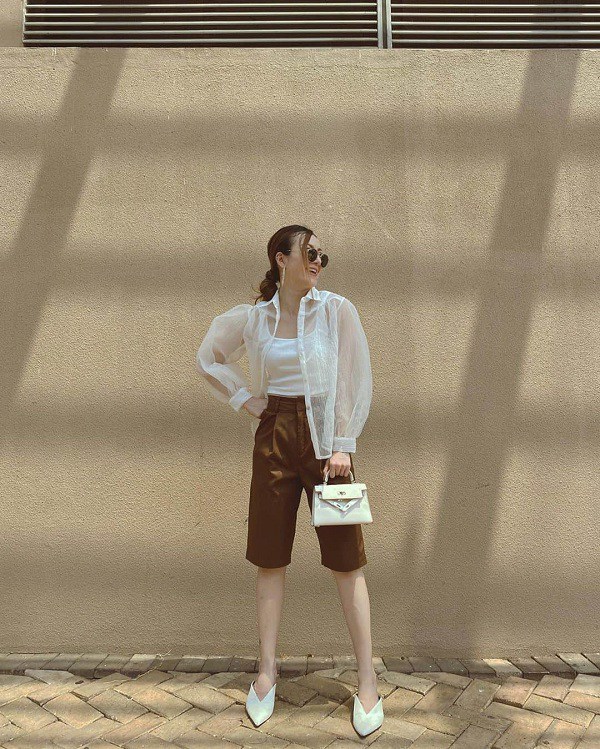 Mê diện quần short mà chưa biết 10 công thức phối đồ này, style hè khó thăng hạng-7