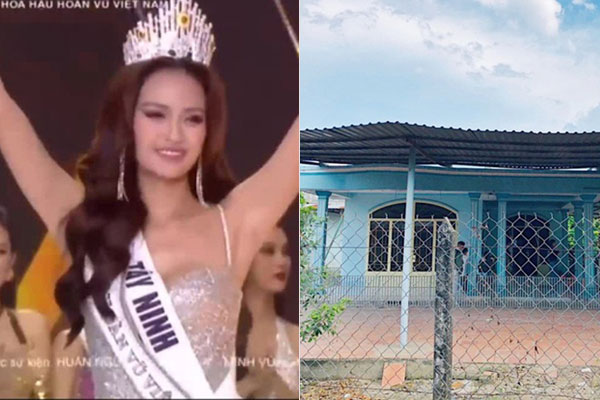 Về thăm quê nhà, Hoa hậu Ngọc Châu bị netizen chê xuống sắc-5