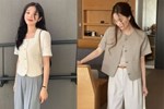 Kiểu áo blazer trẻ trung nhất, thiết kế mỏng nhẹ rất hợp mùa thu-14