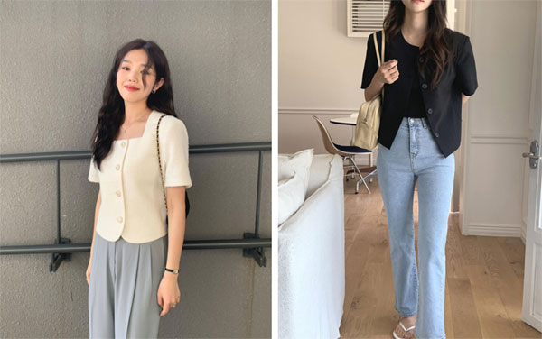 Mẫu áo cộc tay gây sốt vì sang chảnh hơn cả blazer, hợp diện đi ăn cưới-3