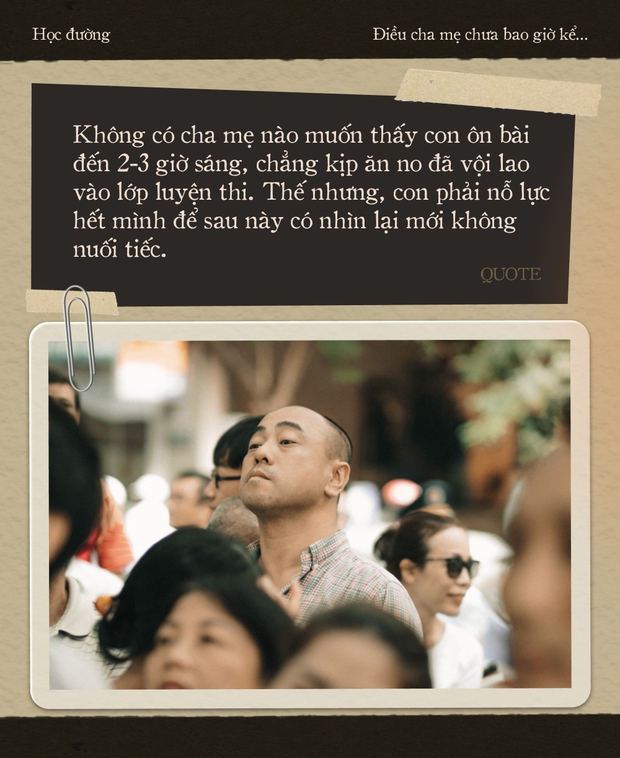 Điều phụ huynh chưa bao giờ kể sát thềm thi Đại học: Cha thức trắng mẹ sụt cân, im lặng cùng con vượt vũ môn-2