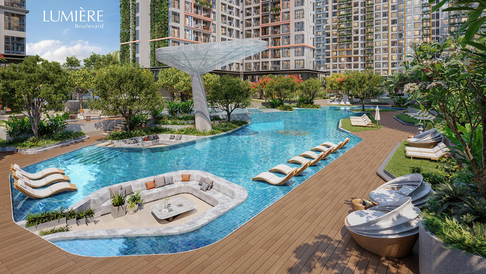 Điều đặc biệt ở hồ bơi phi thuyền Lumière Boulevard tại Vinhomes Grand Park-1