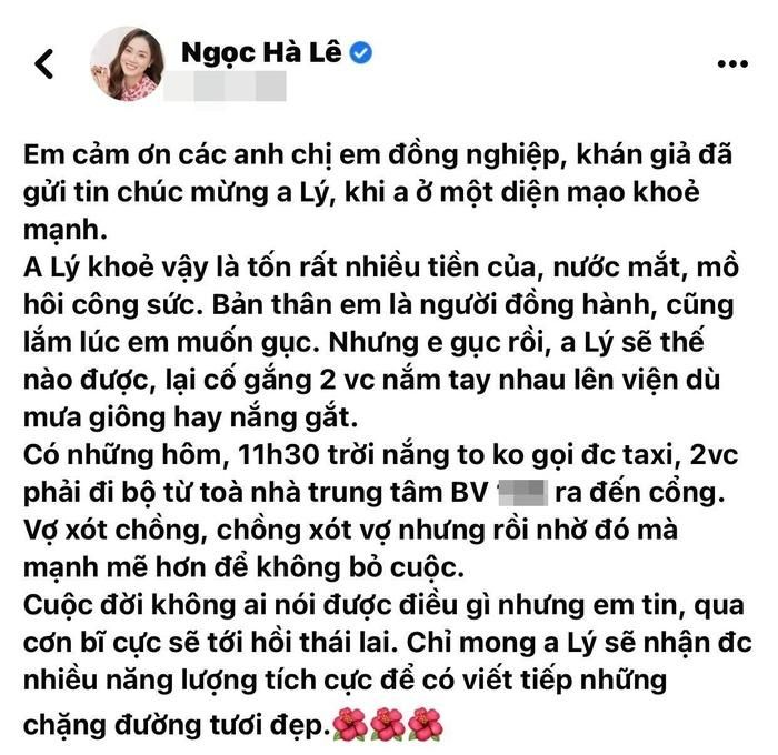 Vợ NSND Công Lý nghẹn ngào nhớ lại khoảng thời gian khó khăn: Nếu em gục thì anh Lý sẽ thế nào?-2