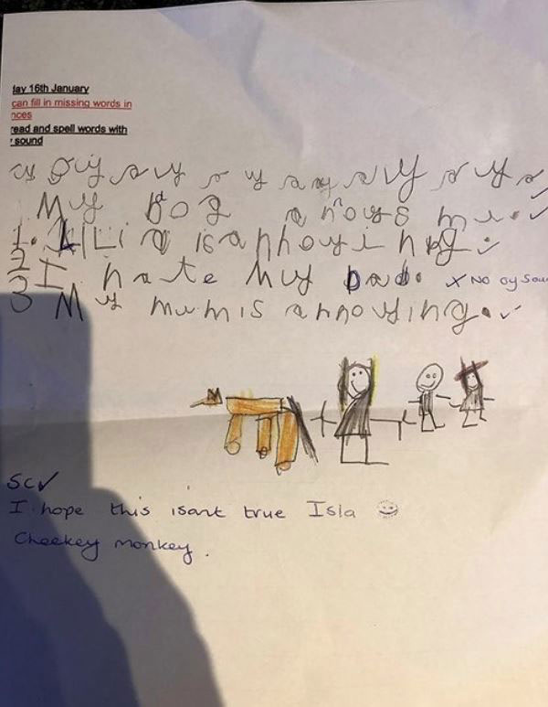 Nguyên nhân không ai ngờ khiến cô bé 5 tuổi ghét cả nhà” trong bài tập làm văn-1
