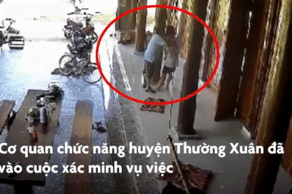 Chủ tịch UBMTTQ xã nói gì về clip sàm sỡ bé gái ở Thanh Hóa-1