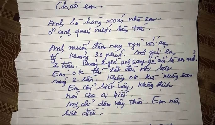 Nữ sinh viên sợ hãi thuật lại thời điểm bị người hàng xóm quấy rối xin ngủ cùng đêm nay-2