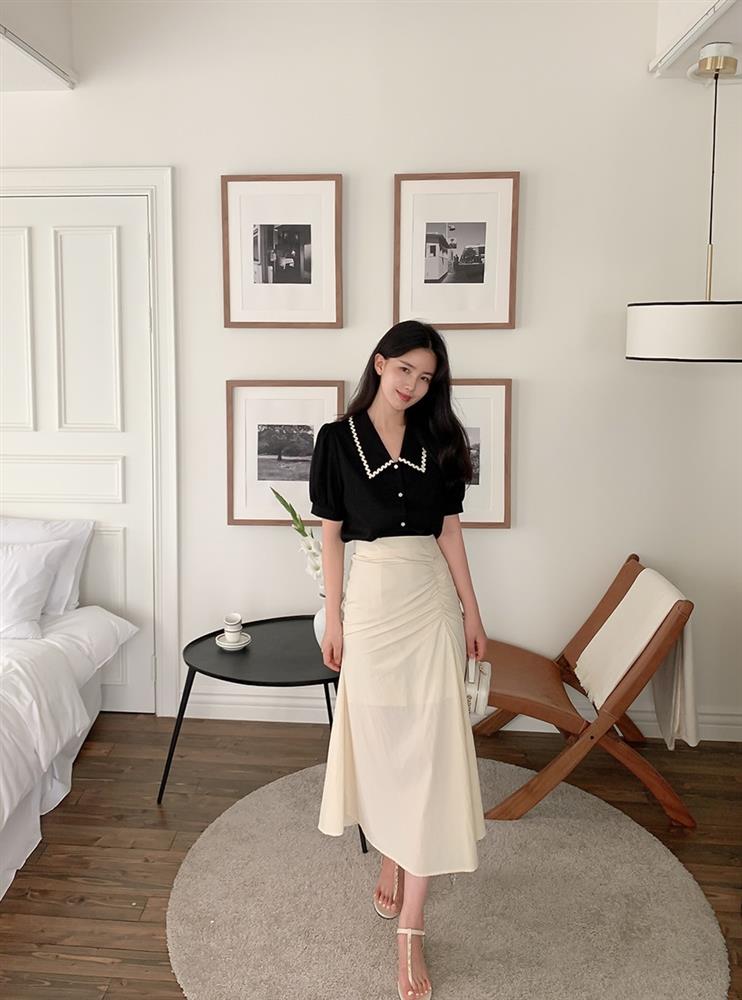 13 công thức diện chân váy dài nhẹ mát, chống nắng tốt cho nàng công sở-13