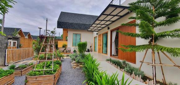 Mẫu nhà cấp 4 tối giản với khuôn viên vườn gây mê dành cho những người thích sống gần thiên nhiên-2