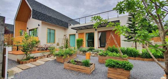 Mẫu nhà cấp 4 tối giản với khuôn viên vườn gây mê dành cho những người thích sống gần thiên nhiên-3