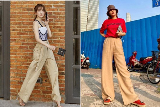 Vừa sang, ngầu như sao Việt lại dễ mix đồ, đích thị là quần màu be