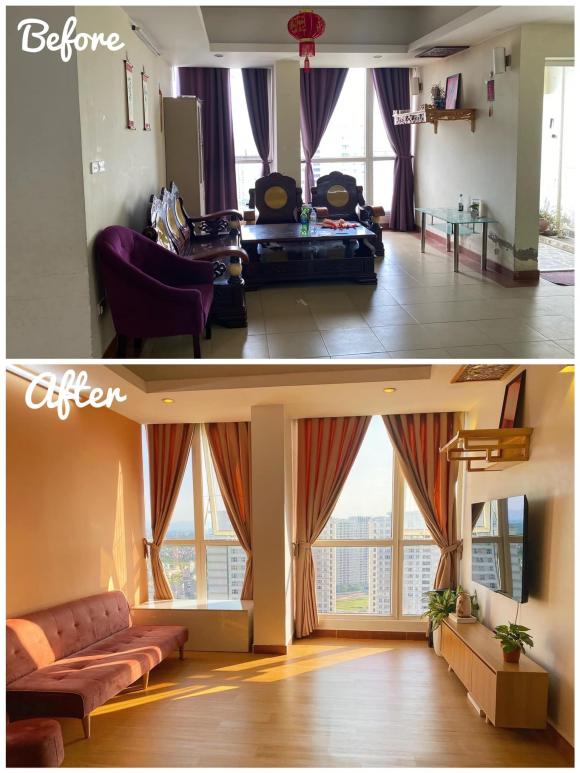 Mua lại nhà cũ, vợ chồng trẻ tự cải tạo mà không thuê thiết kế, thành quả khiến dân tình bất ngờ-1