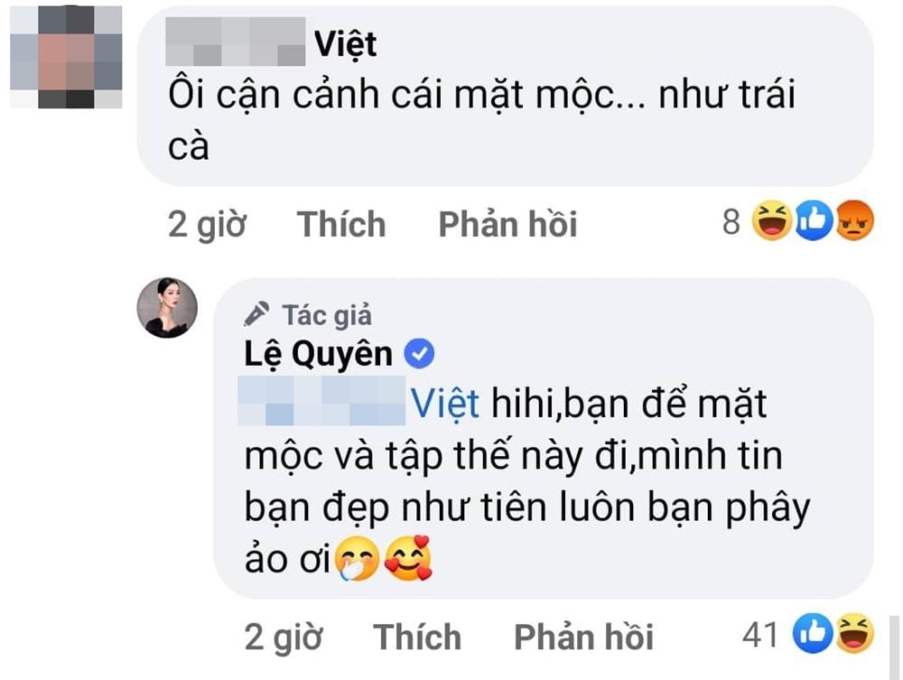 Bị chê mặt già như trái cà, Lệ Quyên ra lời thách thức-5