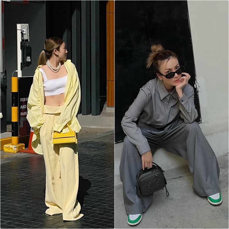 Học cách phối áo sơ mi sành điệu của chị em Yến Trang - Yến Nhi-12