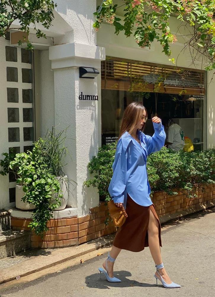 Học cách phối áo sơ mi sành điệu của chị em Yến Trang - Yến Nhi-6