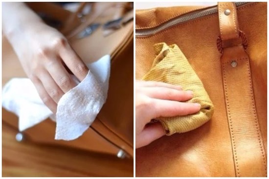 Túi da bị mốc bẩn, làm theo cách này túi sạch tức thì trong 5 phút