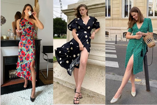 Kiểu váy liền kéo chân dài miên man, phụ nữ Pháp hè nào cũng diện