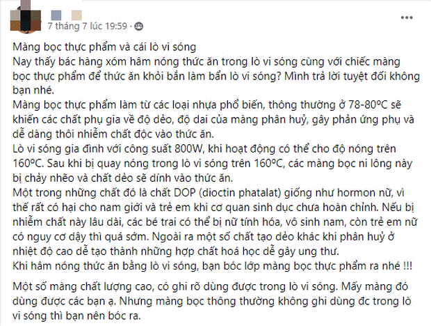 Có nên quay cả màng bọc thực phẩm với lò vi sóng? Rất nhiều người đang hiểu sai-1