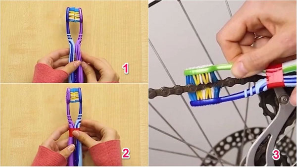 Lấy 2 chiếc bàn chải đánh răng cũ buộc lại với nhau: Giải quyết nhiều vấn đề lại giúp tiết kiệm tiền-3
