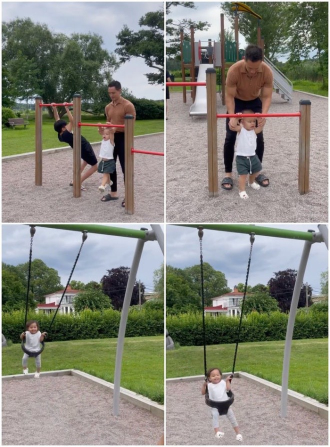 Hà Hồ đưa Lisa, Leon sang Thuỵ Điển thăm bố mẹ Kim Lý, hé lộ thêm không gian yên bình của gia đình chồng-4