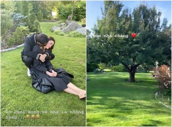 Hà Hồ đưa Lisa, Leon sang Thuỵ Điển thăm bố mẹ Kim Lý, hé lộ thêm không gian yên bình của gia đình chồng-6